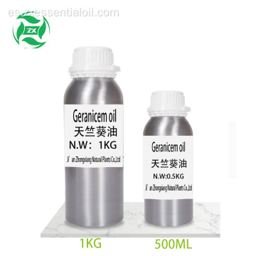 Aceite esencial de geranio de grado alimenticio 100% puro certificado